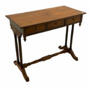 Victorian style rosewood console table