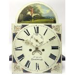 Early 19th century clock dial and movement