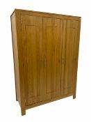 Oak triple wardrobe