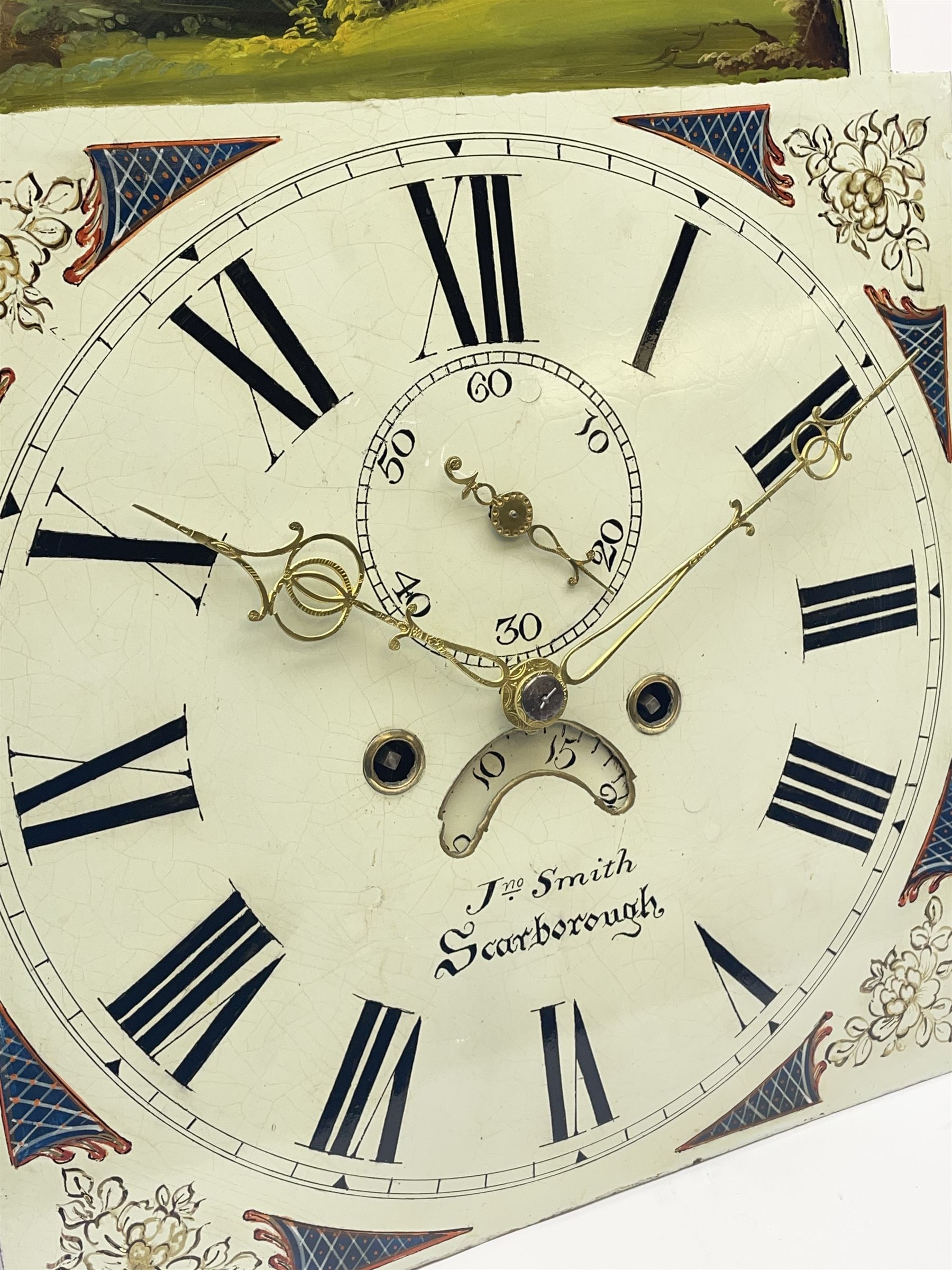 Early 19th century clock dial and movement - Image 6 of 7