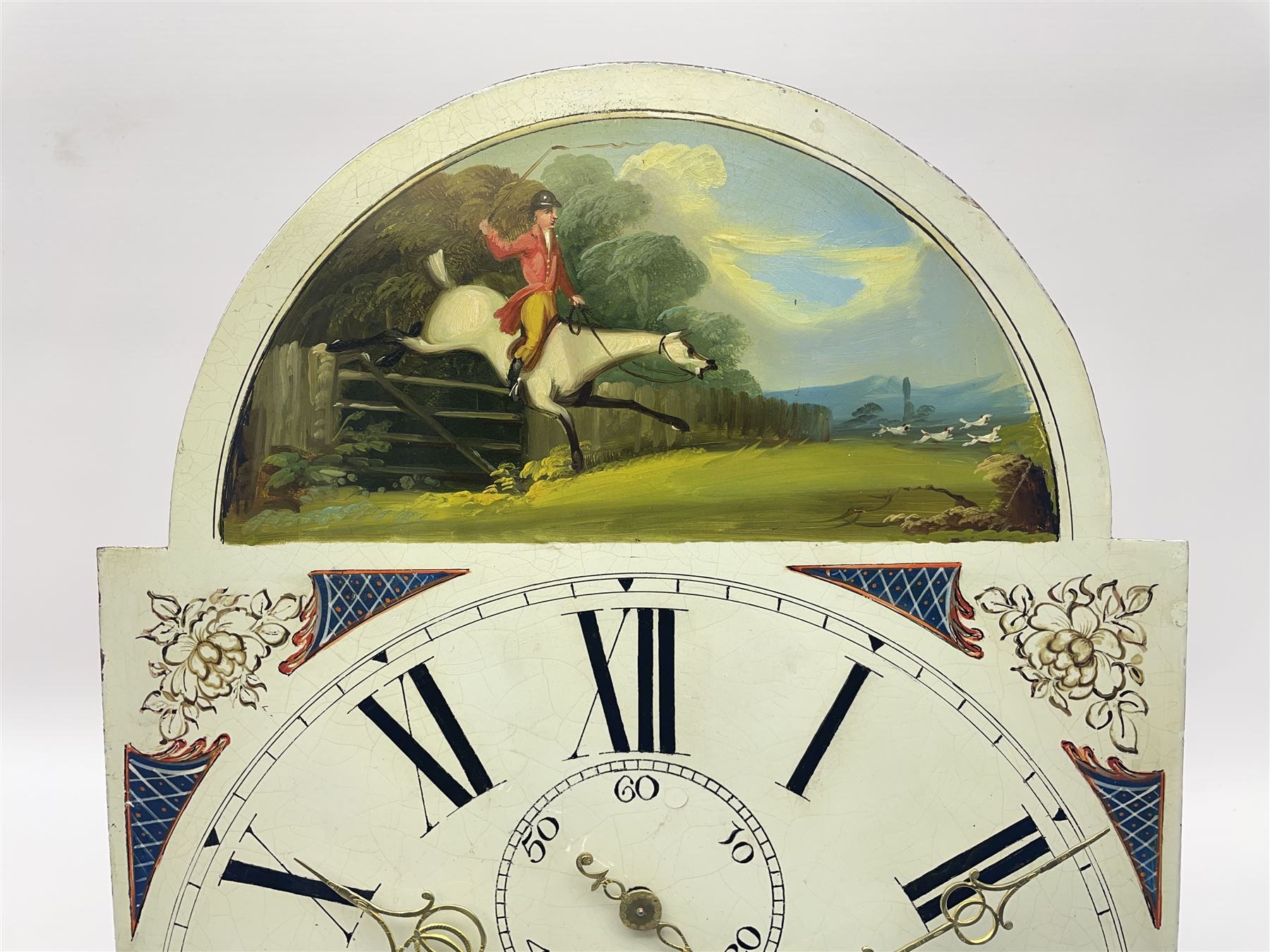 Early 19th century clock dial and movement - Image 5 of 7