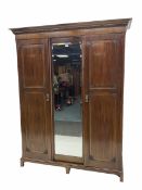 Early 20th century mahogany wardrobe