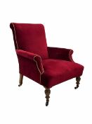 Victorian upholstered armchair