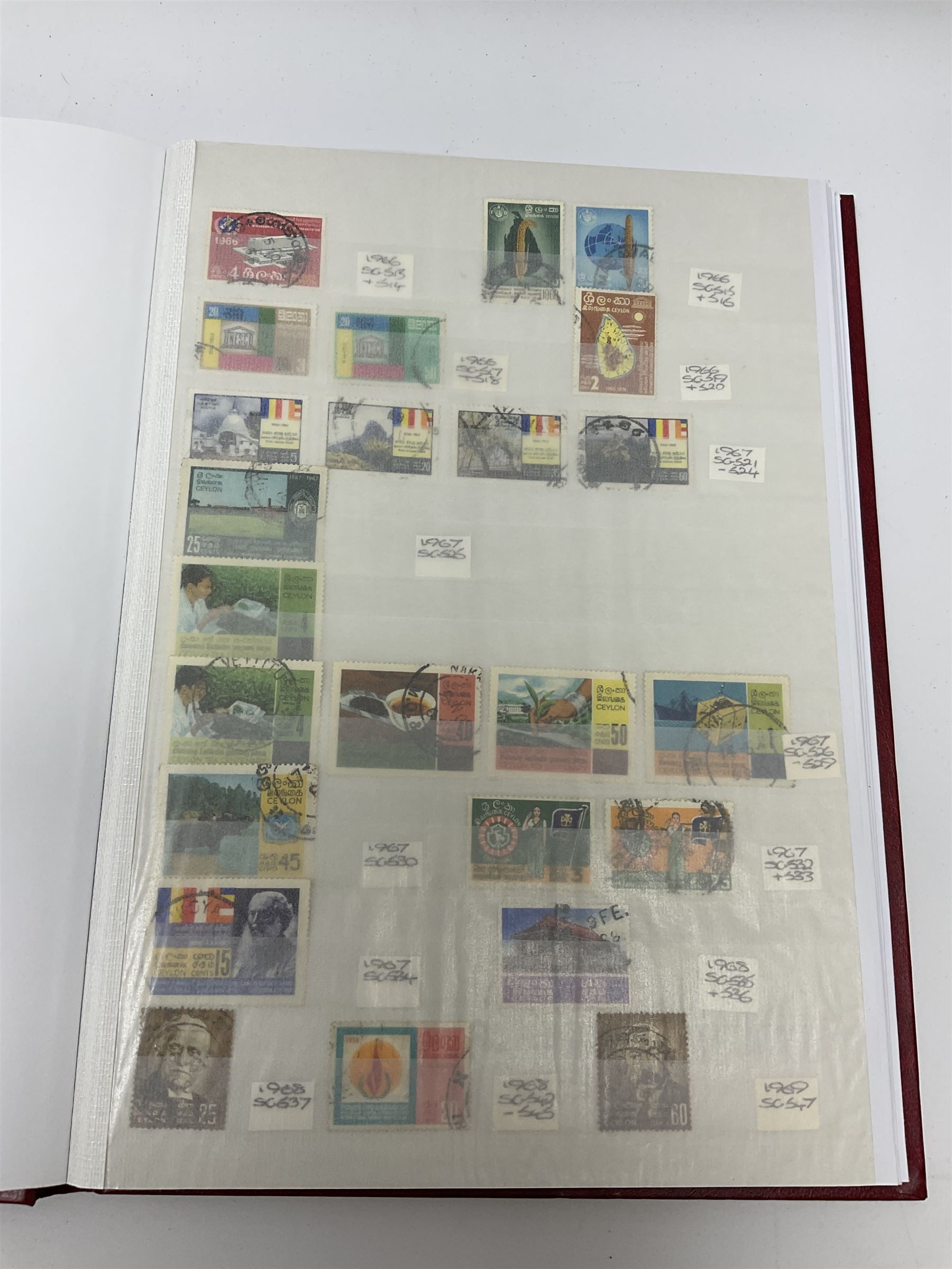 World stamps in seven stockbooks including St Lucia - Image 15 of 23