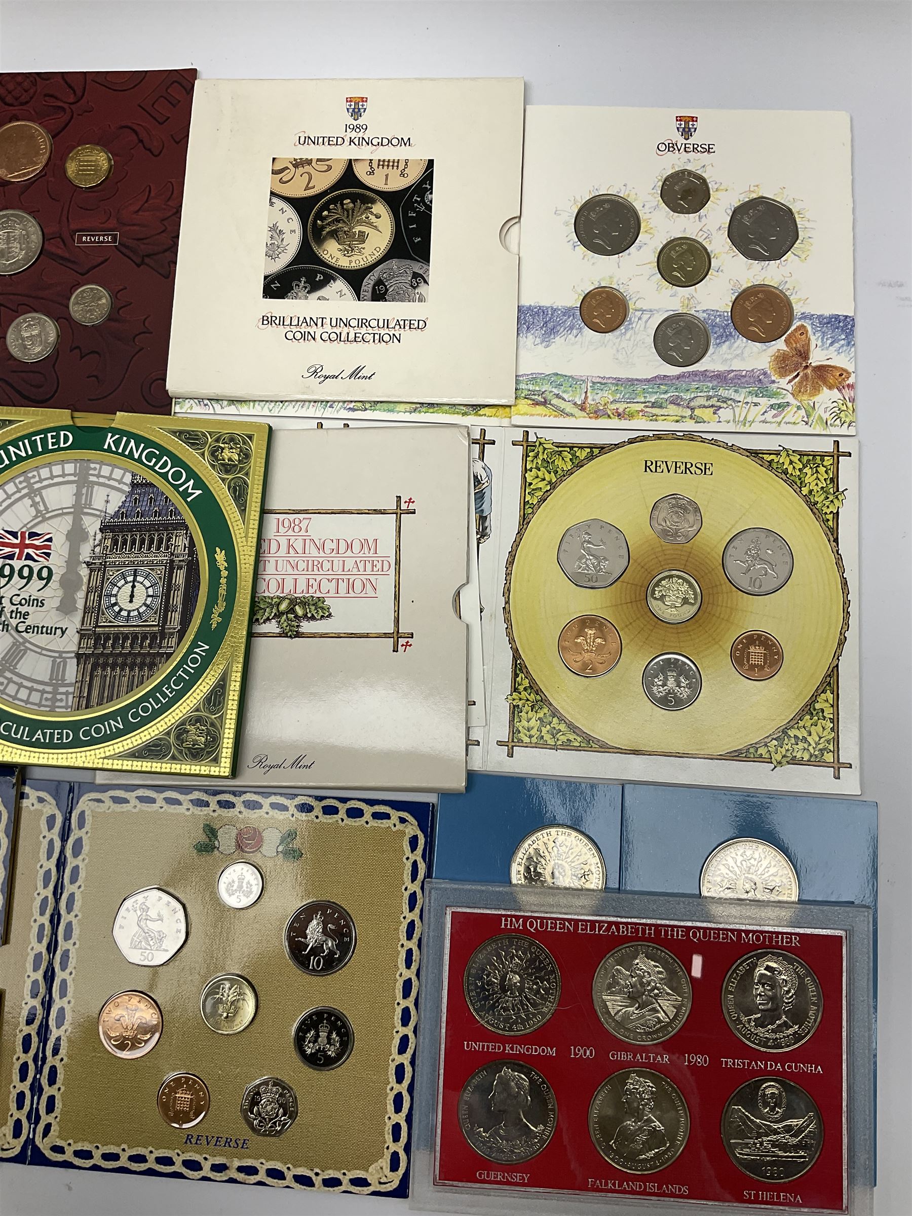 United Kingdom brilliant uncirculated coin collections dated 1987 - Image 2 of 4