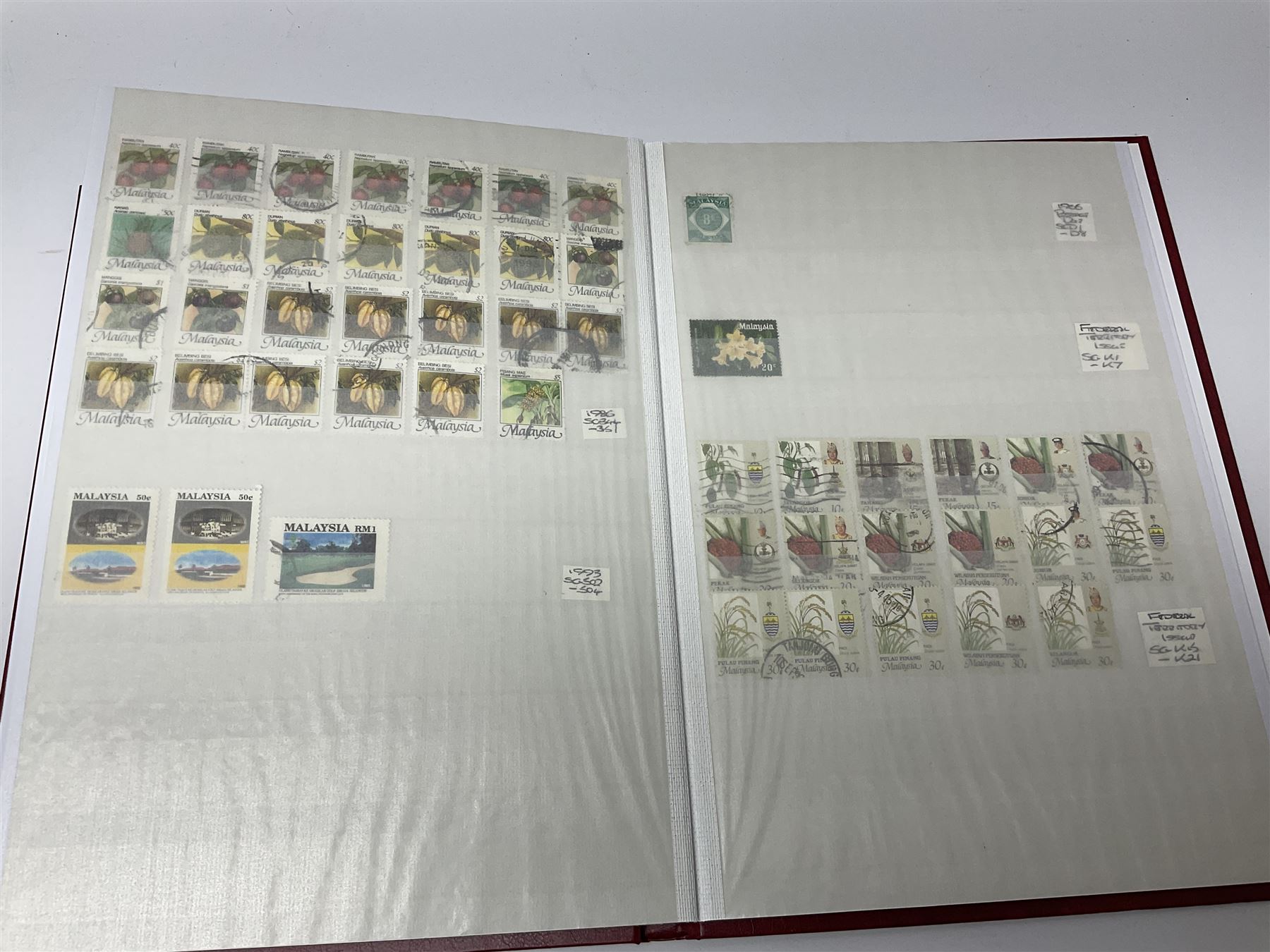 World stamps in seven stockbooks including St Lucia - Image 21 of 23