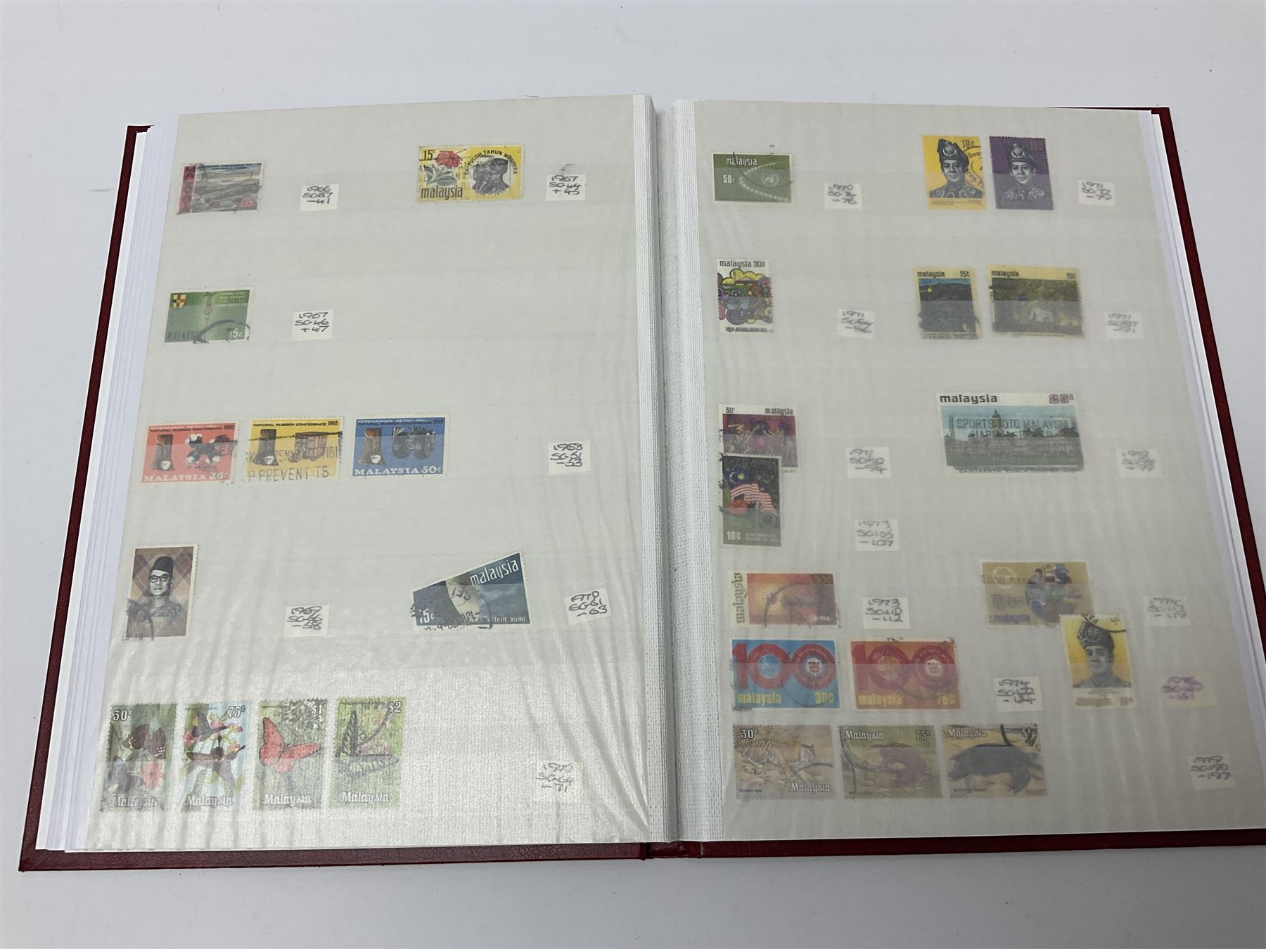 World stamps in seven stockbooks including St Lucia - Image 20 of 23