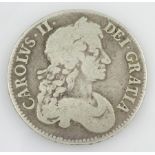 King Charles II 1679 crown coin