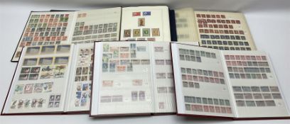 World stamps in six albums / stockbooks including United States of America