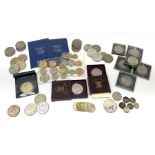 Mostly Great British coins including King George V 1935 crown