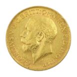 King George V 1926 gold full sovereign coin