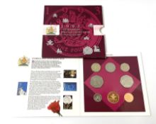 United Kingdom 1993 brilliant uncirculated coin collection