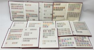 World stamps in ten stockbooks including North Borneo