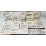 World stamps in ten stockbooks including North Borneo