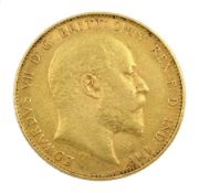 King Edward VII 1905 gold full sovereign coin