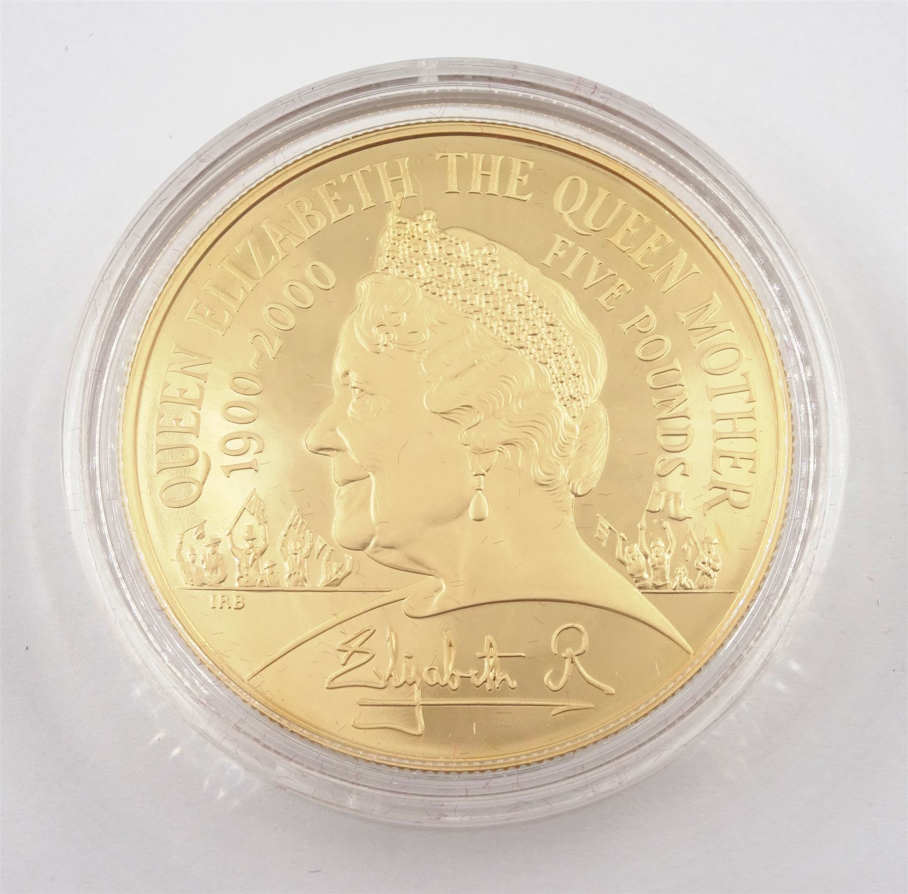 Queen Elizabeth II 2000 gold proof five pound coin - Image 3 of 3