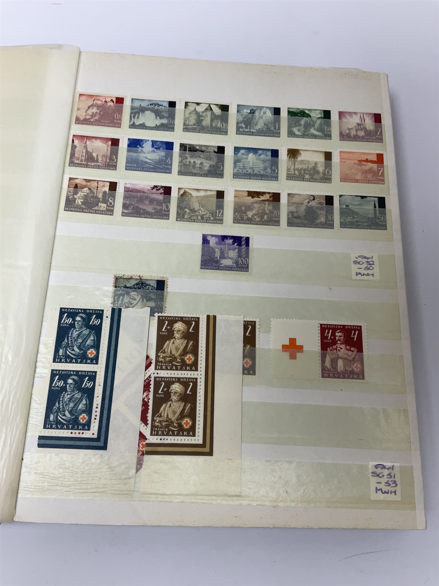 World stamps in seven stockbooks including St Lucia - Image 18 of 23