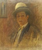 Paul Paul (Staithes Group 1865-1937): Self Portrait