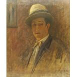 Paul Paul (Staithes Group 1865-1937): Self Portrait