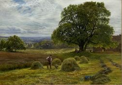 George Vicat Cole (British 1833-1893): 'Haymaking'