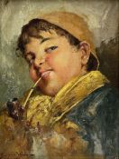 Italian School (19th/20th century): The Young Smoker