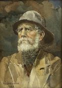 William H Parkinson (British 1864-1916): 'An Old Seaman'