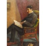 Paul Paul (Staithes Group 1865-1937): Portrait of a Gentleman