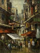 Yangping (Chinese 20th century): Ladder Street Hong Kong