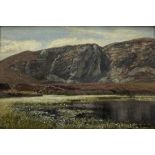 Gertrude Martineau (British 1840-1924): 'A Moorland Loch'