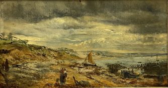 William Joseph Julius Caesar Bond (British 1833-1926): 'Beach Scene'