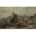 Paul Marny (French/British 1829-1914): 'Porte France' City Gateway