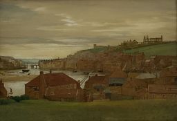 Walter Crane (British 1845-1915): Whitby from above Whitehall