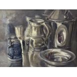 Neil Tyler (British 1945-): Still Life - 'Various White Metals'