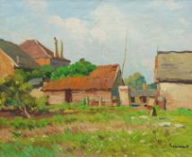 Paul André Jean Eschbach (French 1881-1961): Farmstead