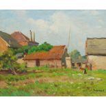 Paul André Jean Eschbach (French 1881-1961): Farmstead