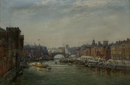 Thomas 'Tom' Dudley (British 1857-1935): The River and King's Staithe York