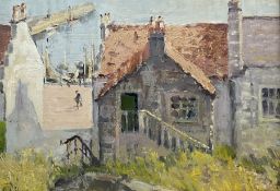 Adam H Grassie (Scottish 20th century): 'Red Roofs Fife'