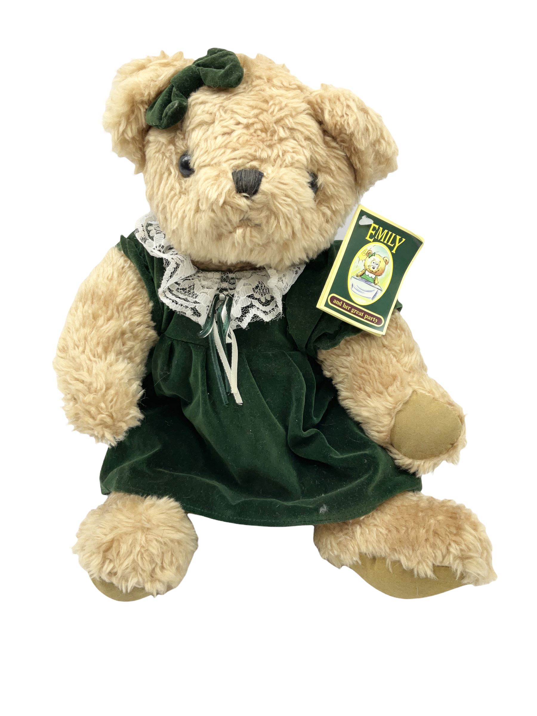 Five modern collector's teddy bears - Steiff 2001 bear No.660177 with tags; Hermann limited edition - Image 5 of 8