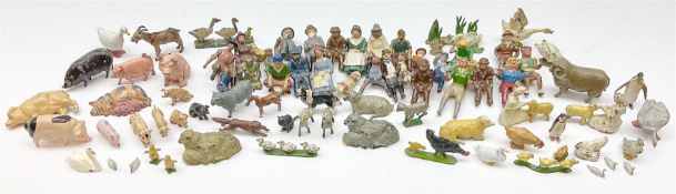 Various Makers - lead figures comprising twelve pigs