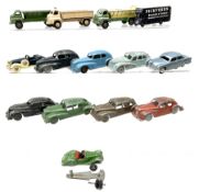 Various Makers - fourteen unboxed and playworn early die-cast models comprising seven by Kemlow/Auto