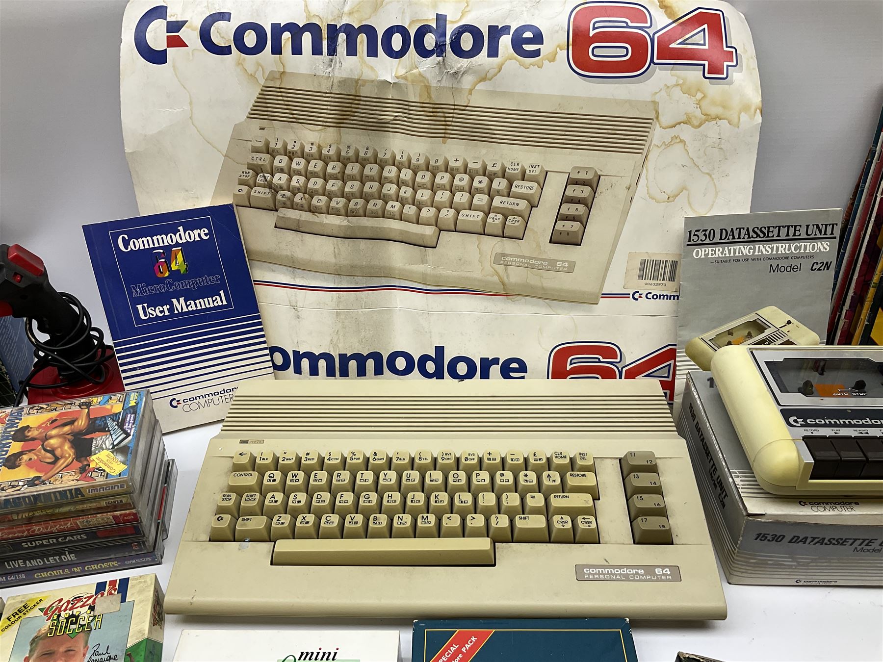 Commodore 64 games computer with boxed 1530 Datassette Unit Model C2N - Image 2 of 8