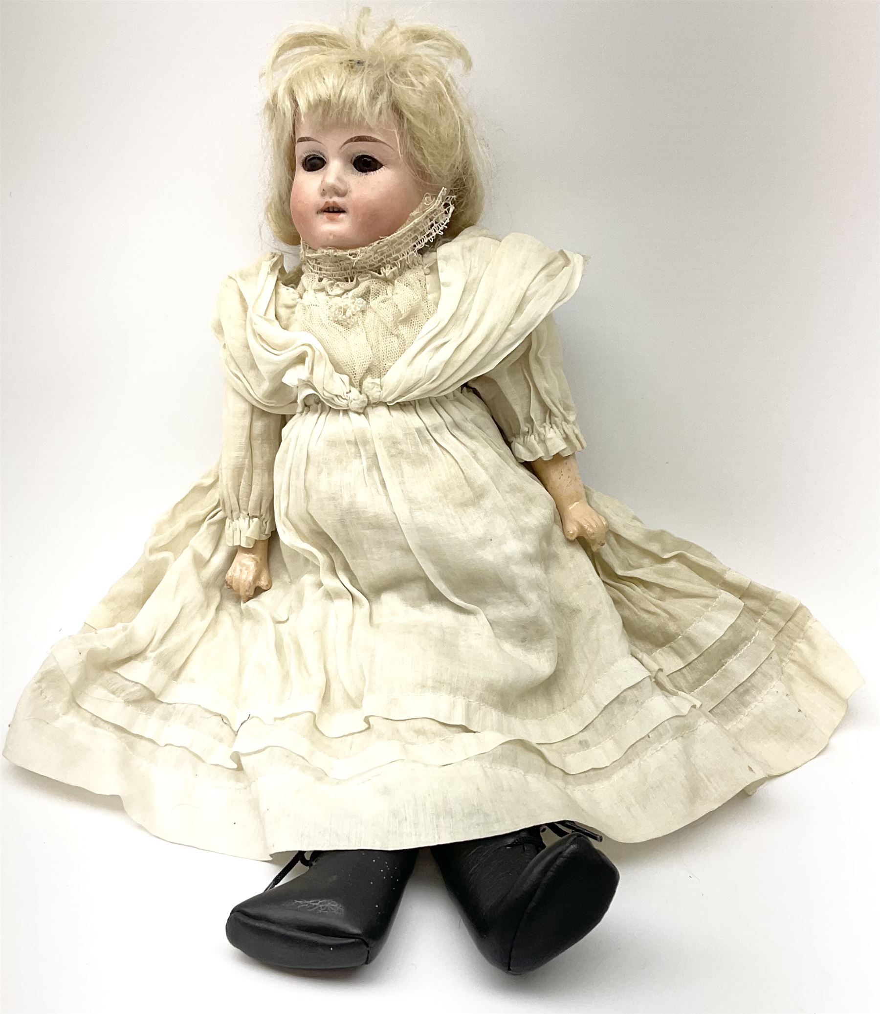 Armand Marseille Koppelsdorf bisque head doll with applied hair - Image 14 of 17