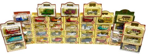 Thirty-seven modern die-cast promotional and advertising models by Lledo including Premier Collectio