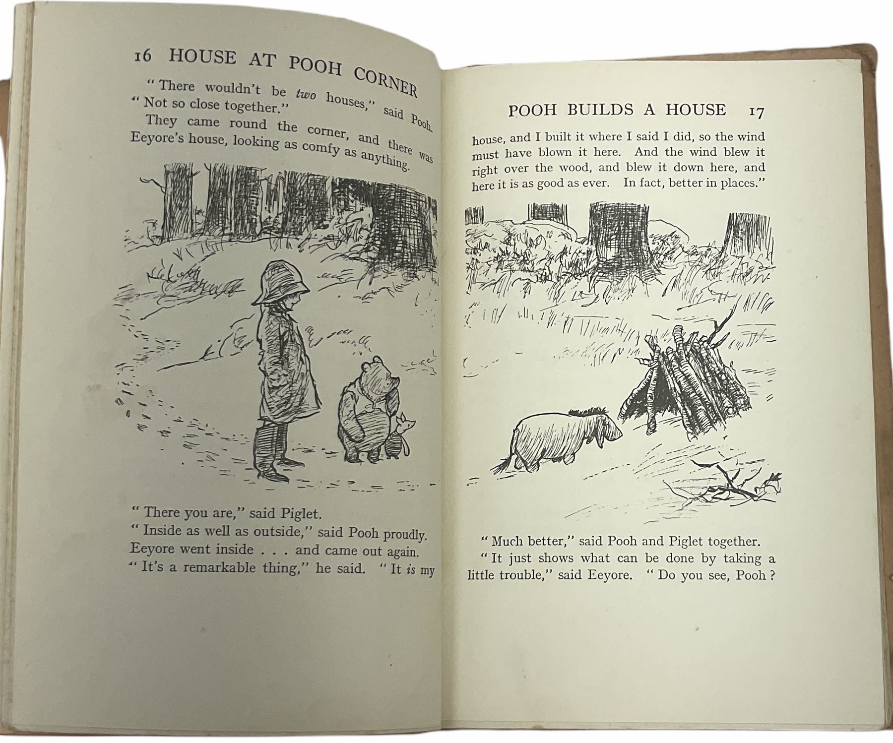 Five A.A. Milne Winnie The Pooh books illustrated by E.H. Shepard - The House at Pooh Corner. 1928. - Image 4 of 13