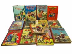 Thirteen illustrated children's books 1930s -1950s including The Magic-Beano Book 1945