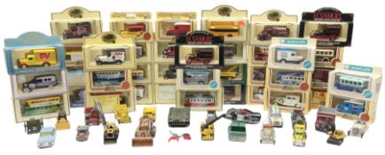 Thirty-eight modern die-cast promotional and advertising models by Lledo; all boxed; and quantity of