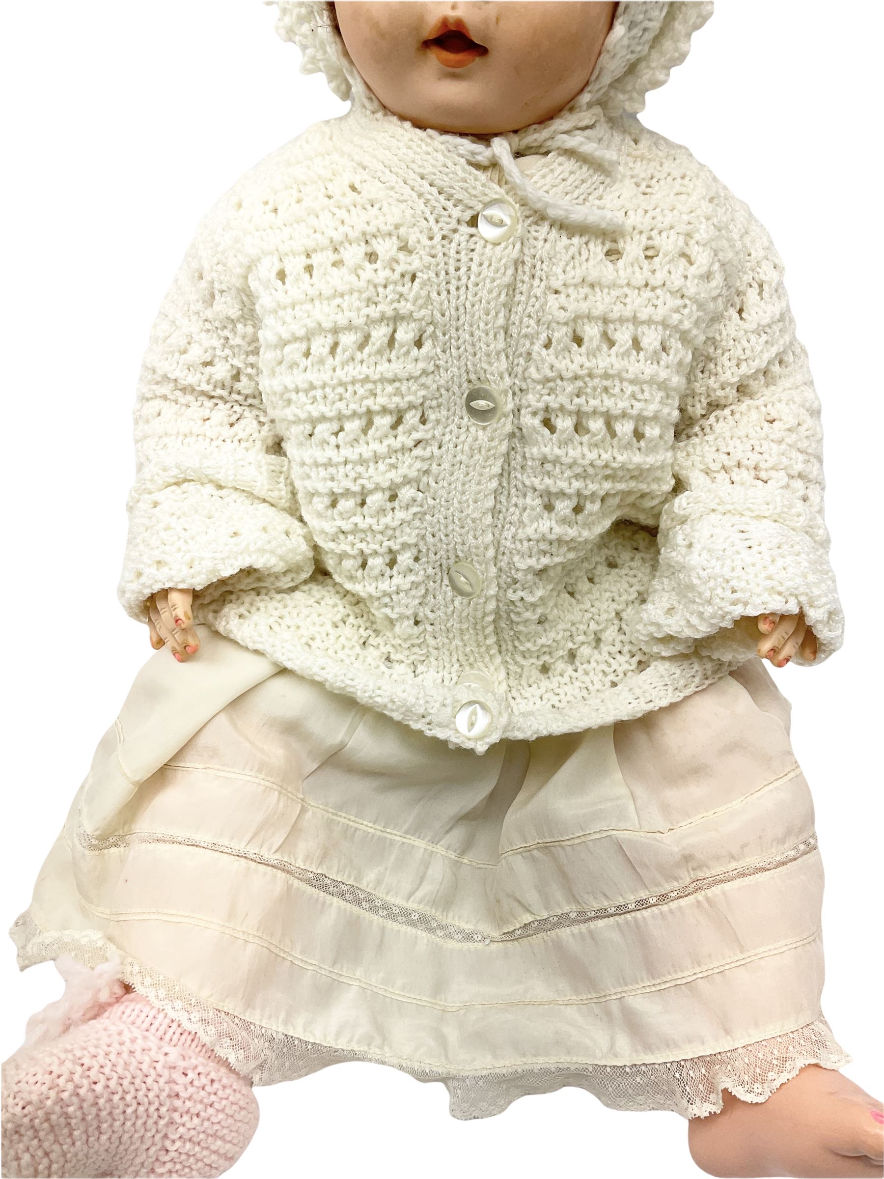 Simon & Halbig for Kammer & Reinhardt bisque head doll with applied hair - Image 5 of 11