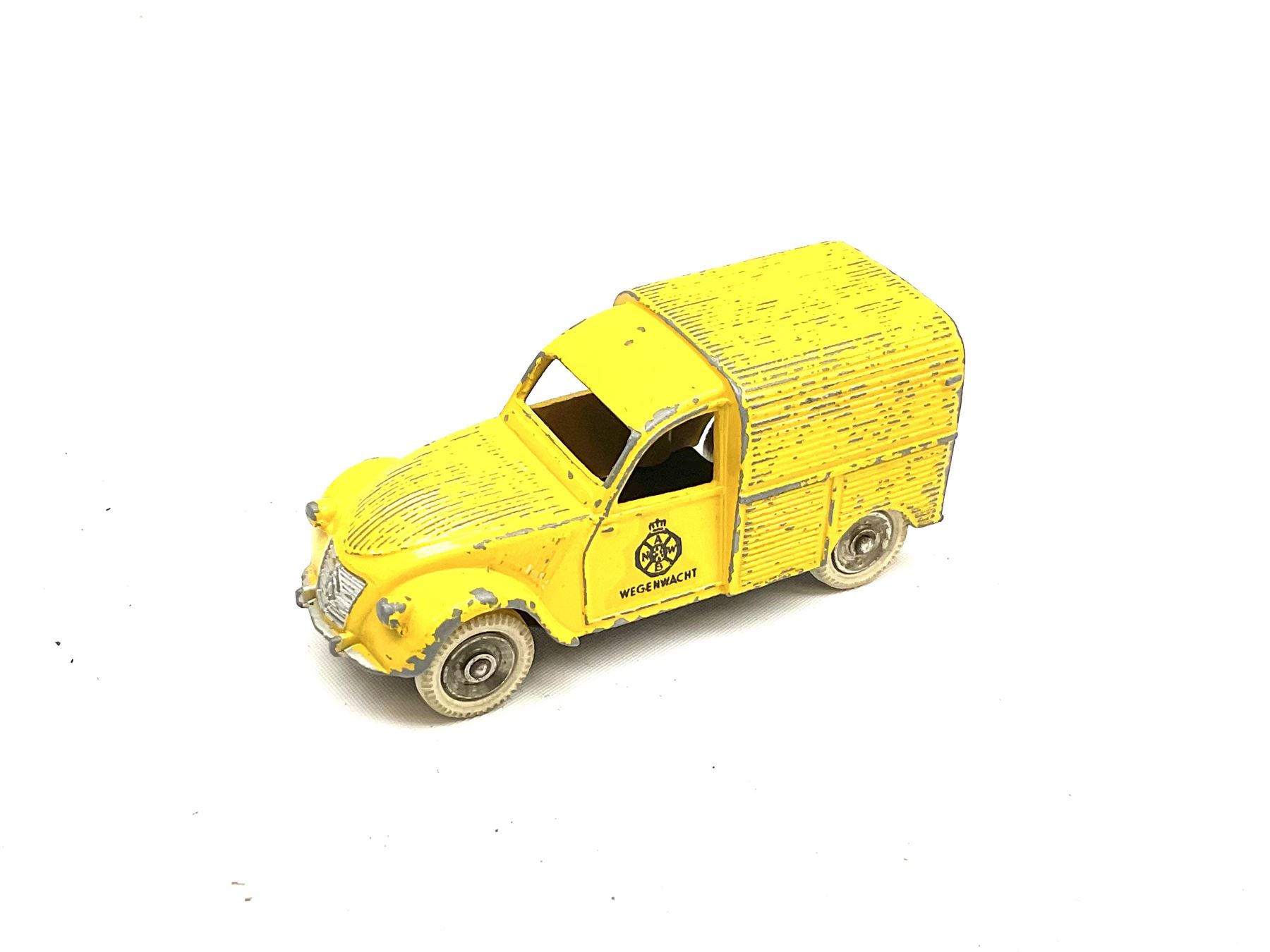 Dinky - four unboxed and playworn die-cast commercial vehicles comprising early Type 2 Petrol Tank W - Image 5 of 7