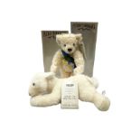 Merrythought - two modern limited edition bears comprising 'Nanook The Polar Bear Club' No.213/2450;