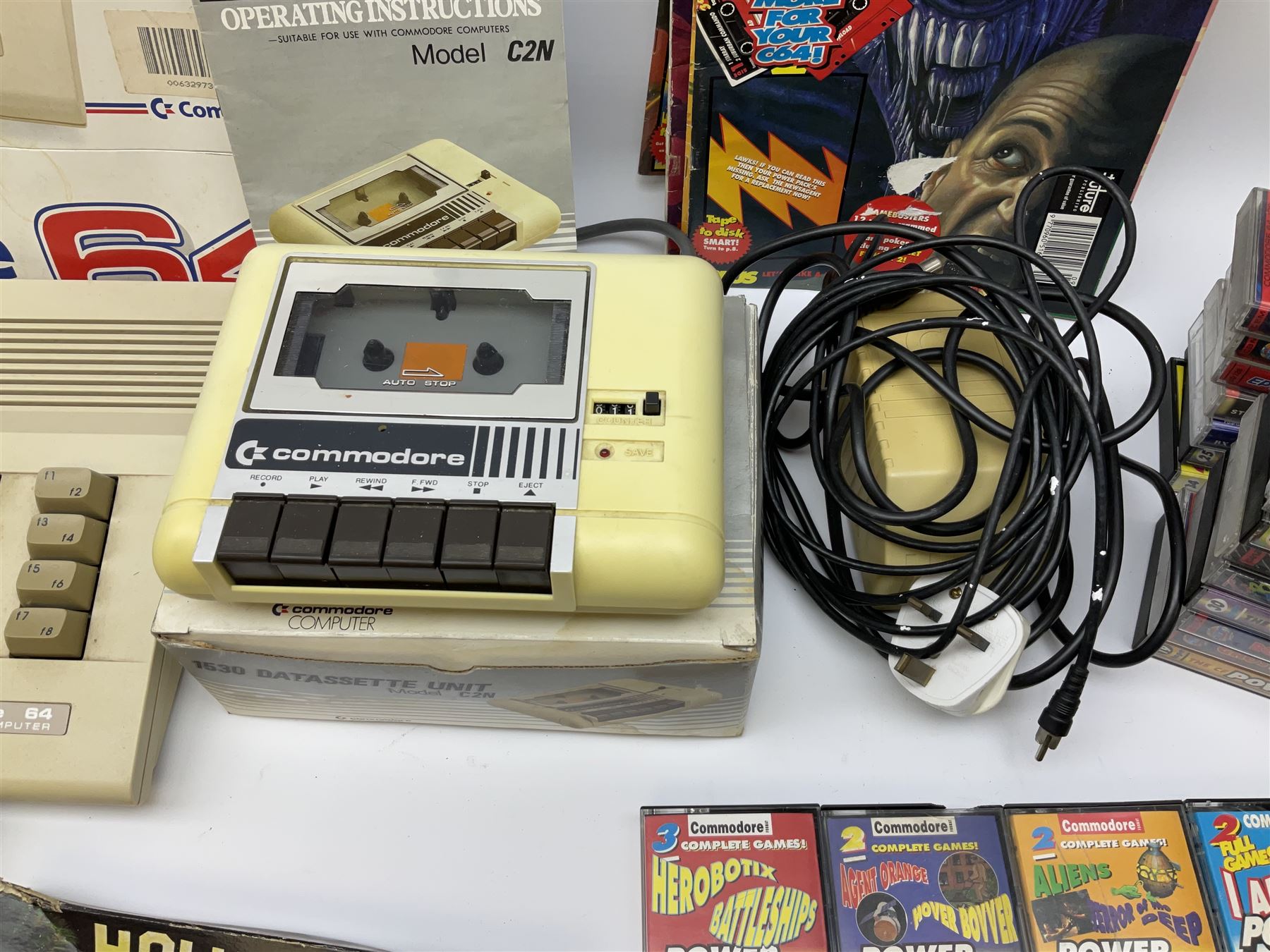 Commodore 64 games computer with boxed 1530 Datassette Unit Model C2N - Image 3 of 8